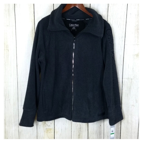 Calvin Klein Jackets & Blazers - NWT Calvin Klein performance zip up fleece jacket